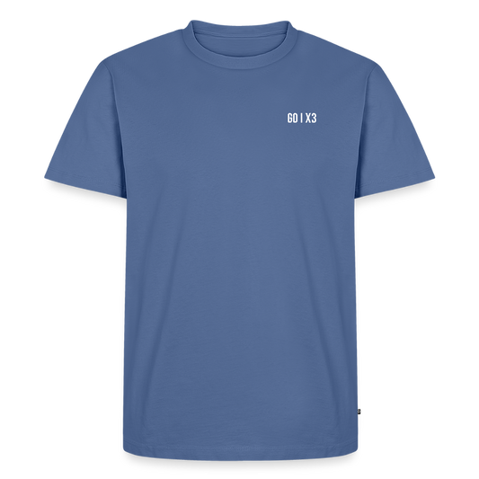 Por Tres Vertical – Off-Court Dark Edition – Men - stone blue