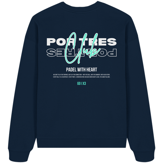 Padel With Heart – Oversized Unisex Sweatshirt