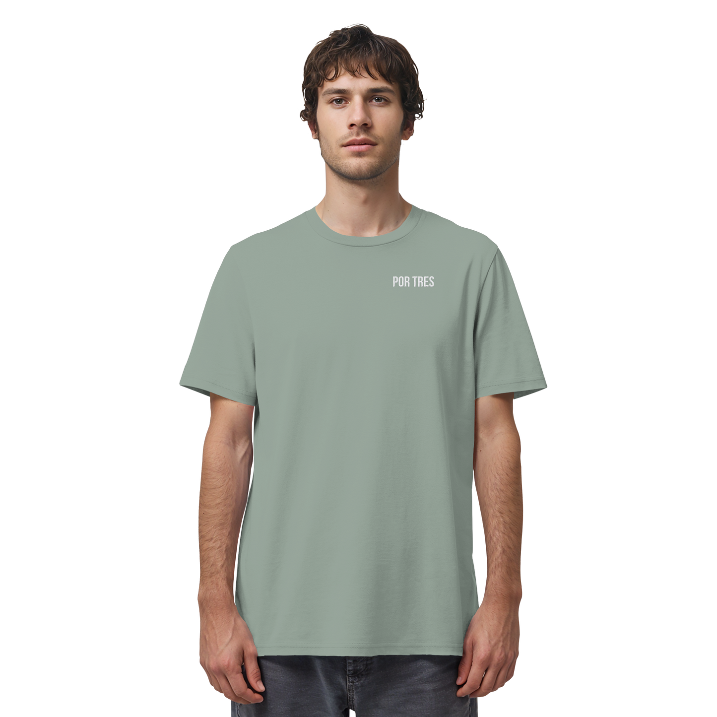 Por Tres Minimal – Dark T-Shirt (Stick)