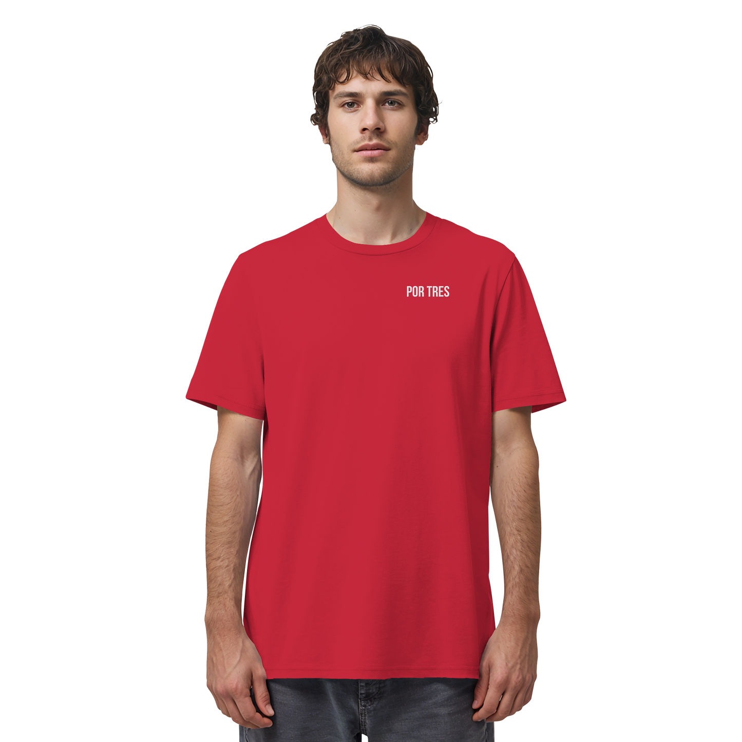 Por Tres Minimal – Dark T-Shirt (Stick)