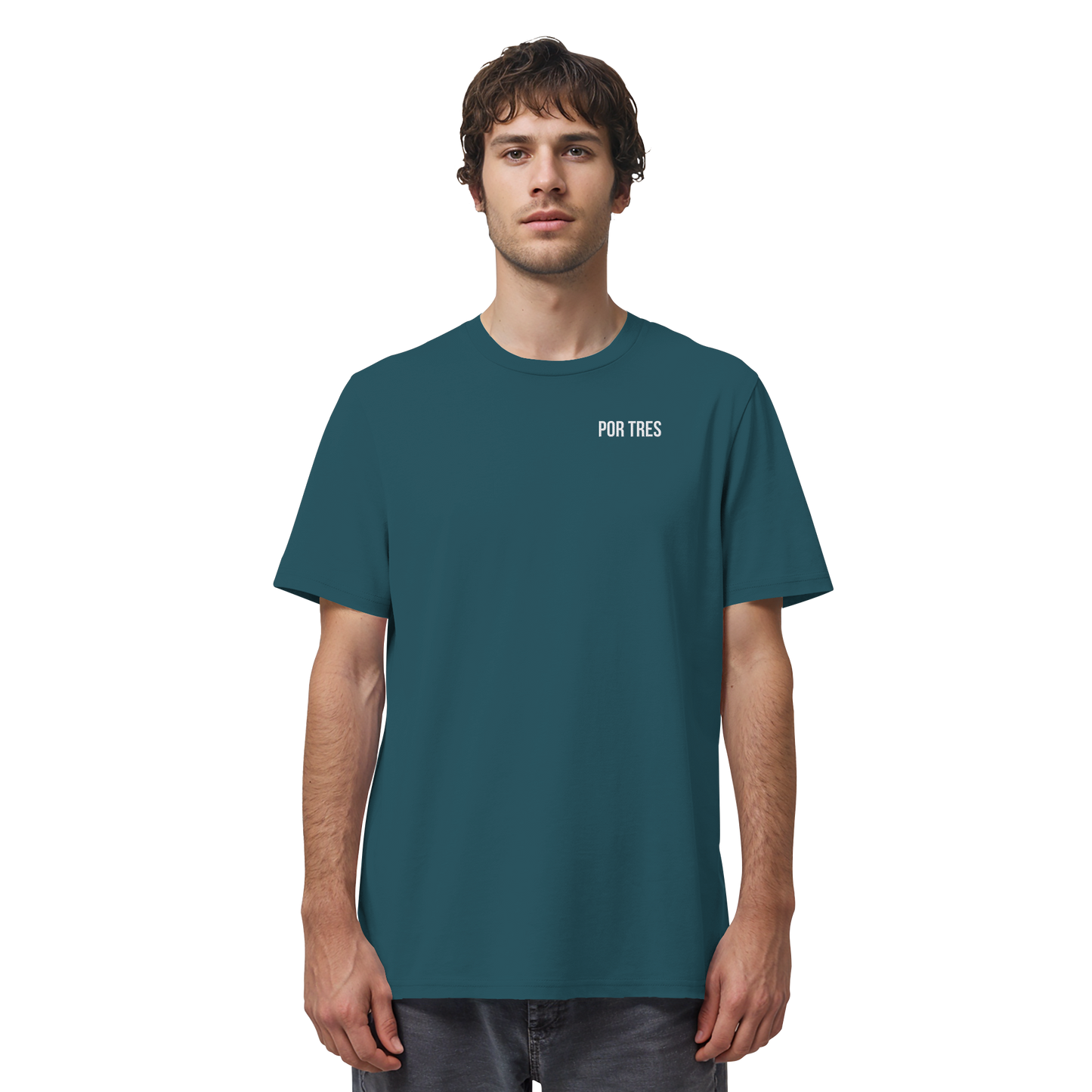 Por Tres Minimal – Dark T-Shirt (Stick)