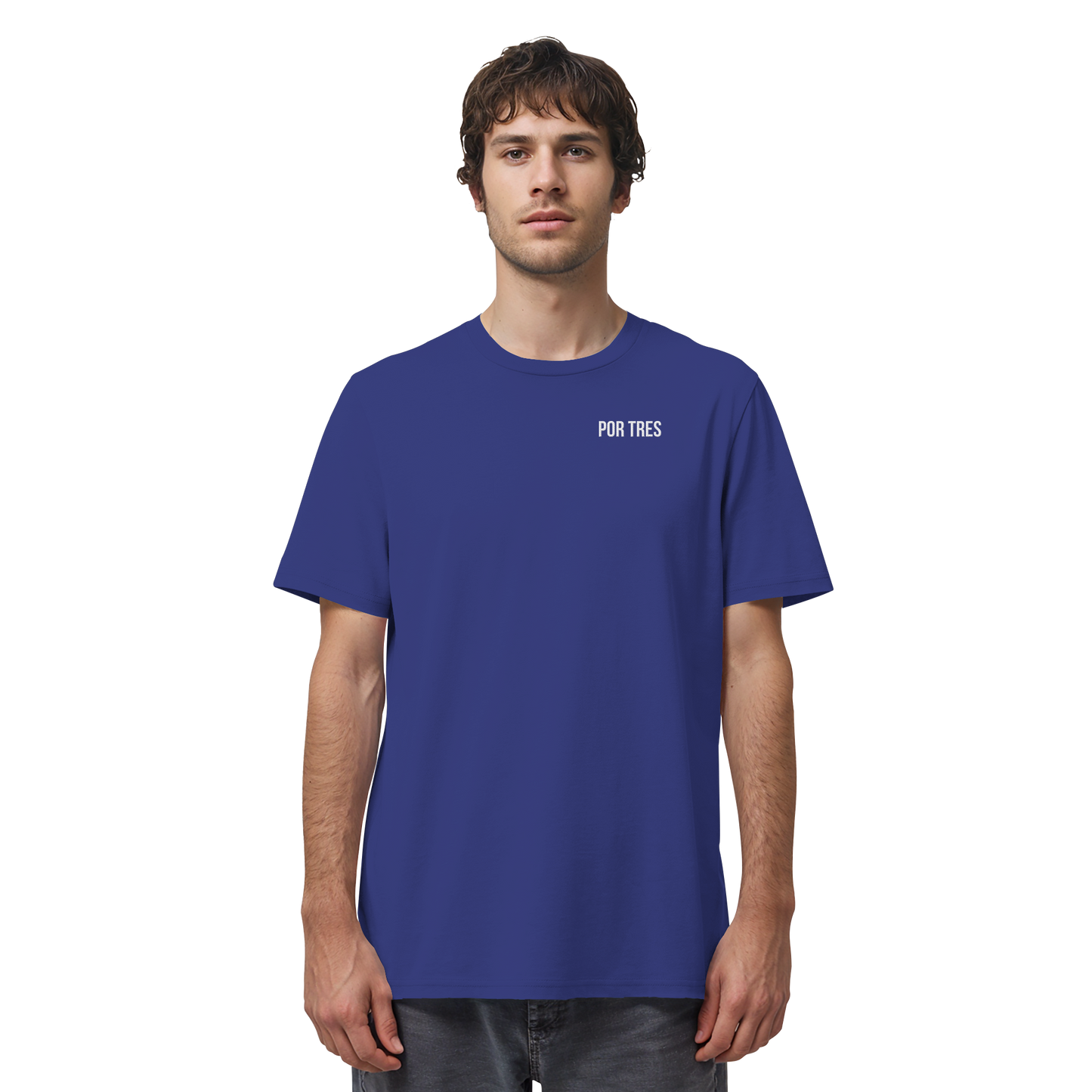 Por Tres Minimal – Dark T-Shirt (Stick)