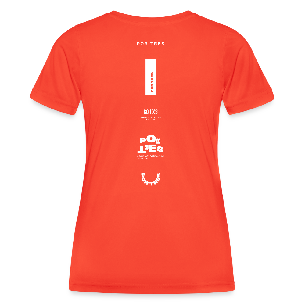 The Backhand – On-Court Dark Edition – Women - grenadine