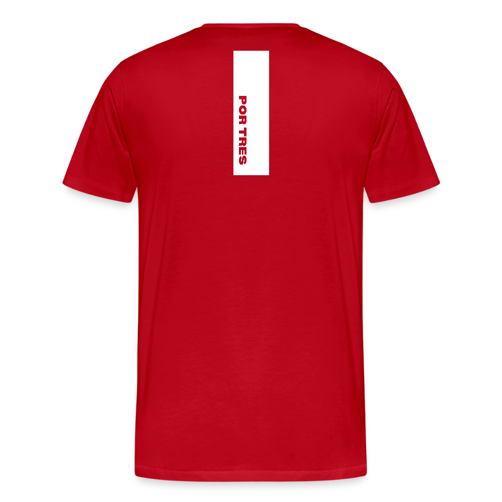 Por Tres Vertical – Off-Court Dark Edition – Men - red