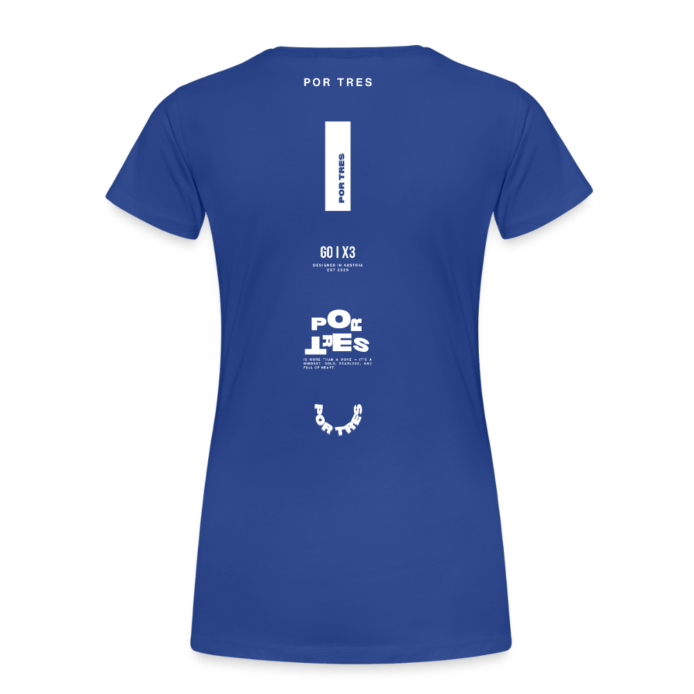 The Backhand – Off-Court Dark Edition – Women - royal blue