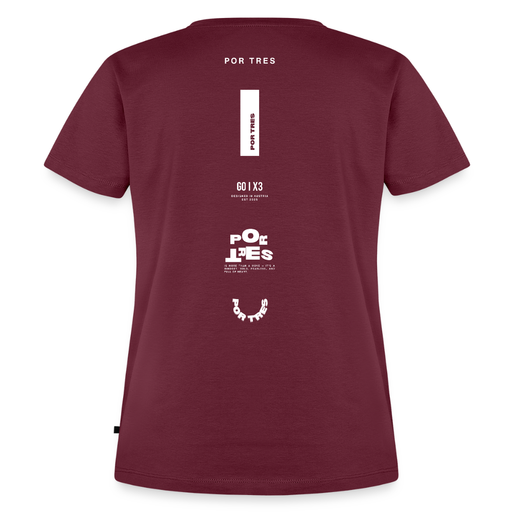 The Backhand – Off-Court Dark Edition – Women - burgundy