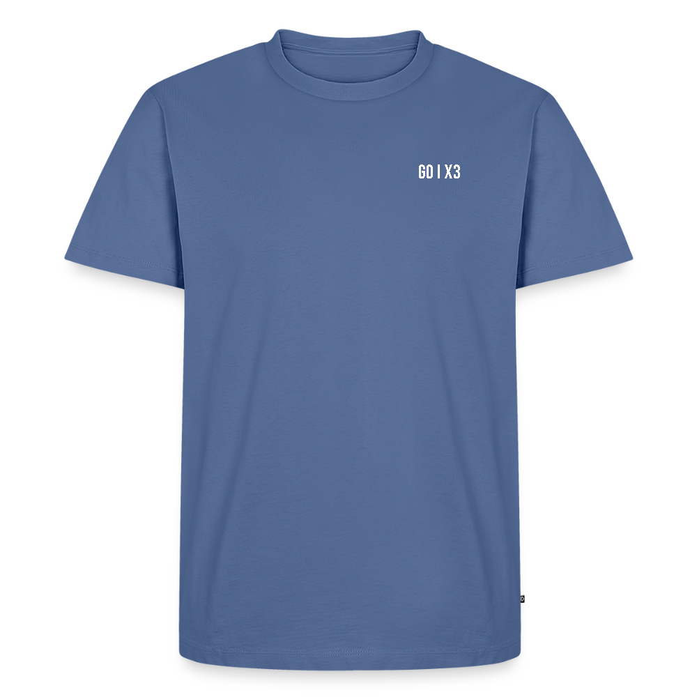 Por Tres Vertical – Off-Court Dark Edition – Men - stone blue