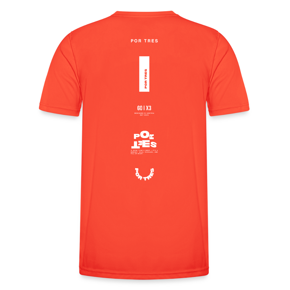 The Backhand – On-Court Dark Edition – Men - grenadine