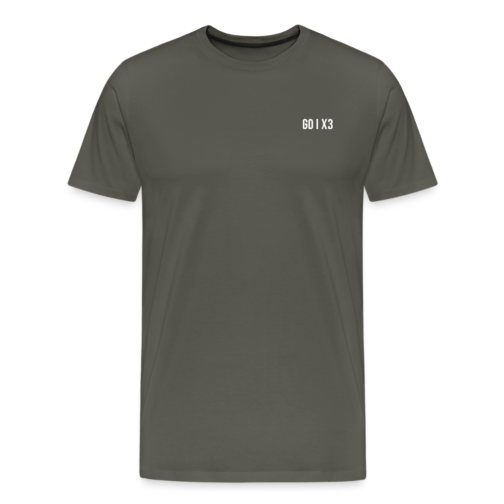 Por Tres Vertical – Off-Court Dark Edition – Men - asphalt