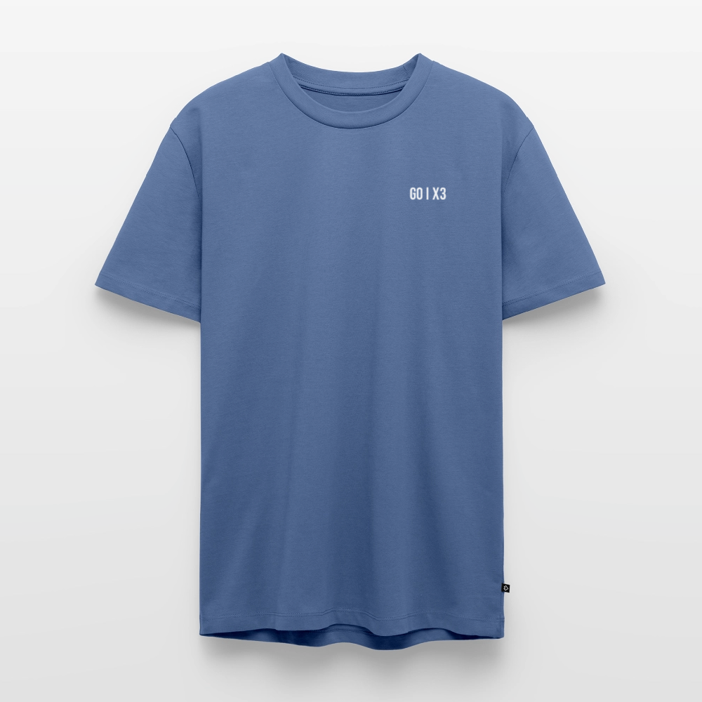 Por Tres Vertical – Off-Court Dark Edition – Men - stone blue