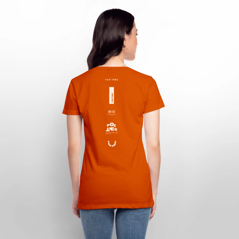 The Backhand – Off-Court Dark Edition – Women - orange 