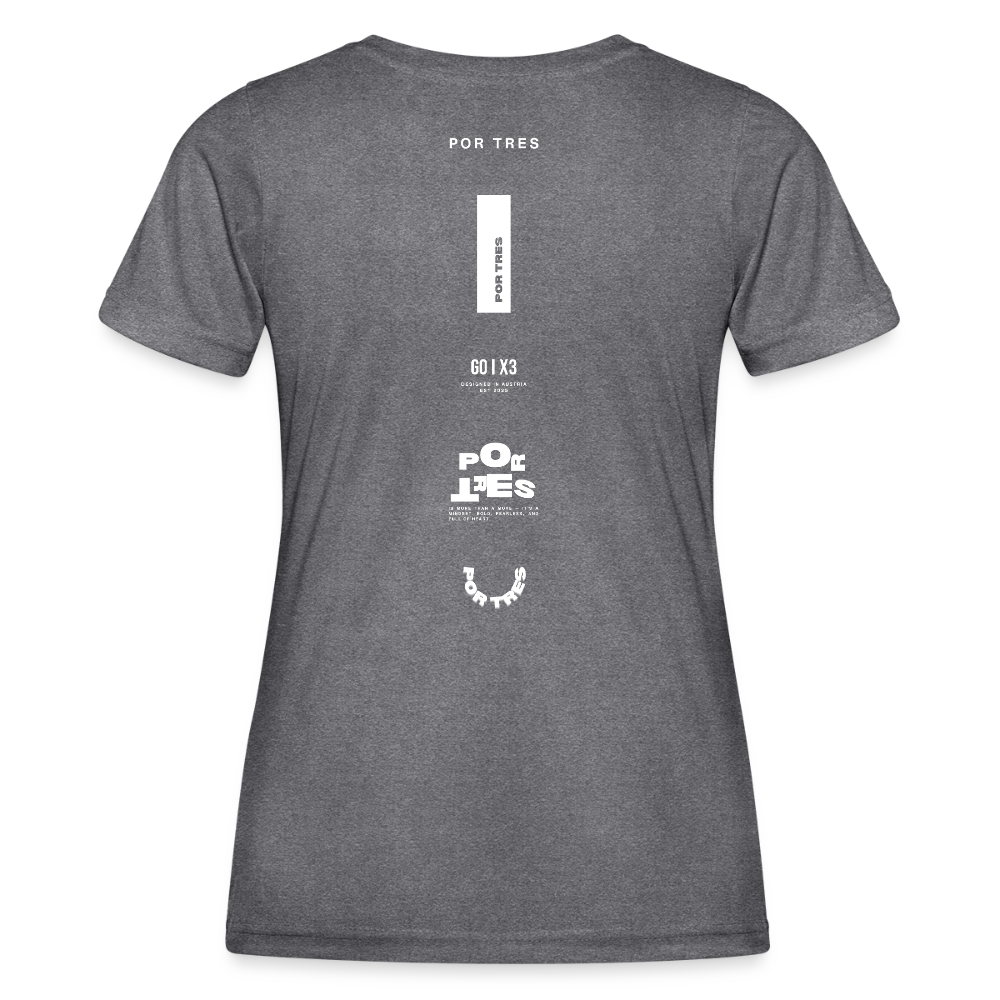 The Backhand – On-Court Dark Edition – Women - dark melange 