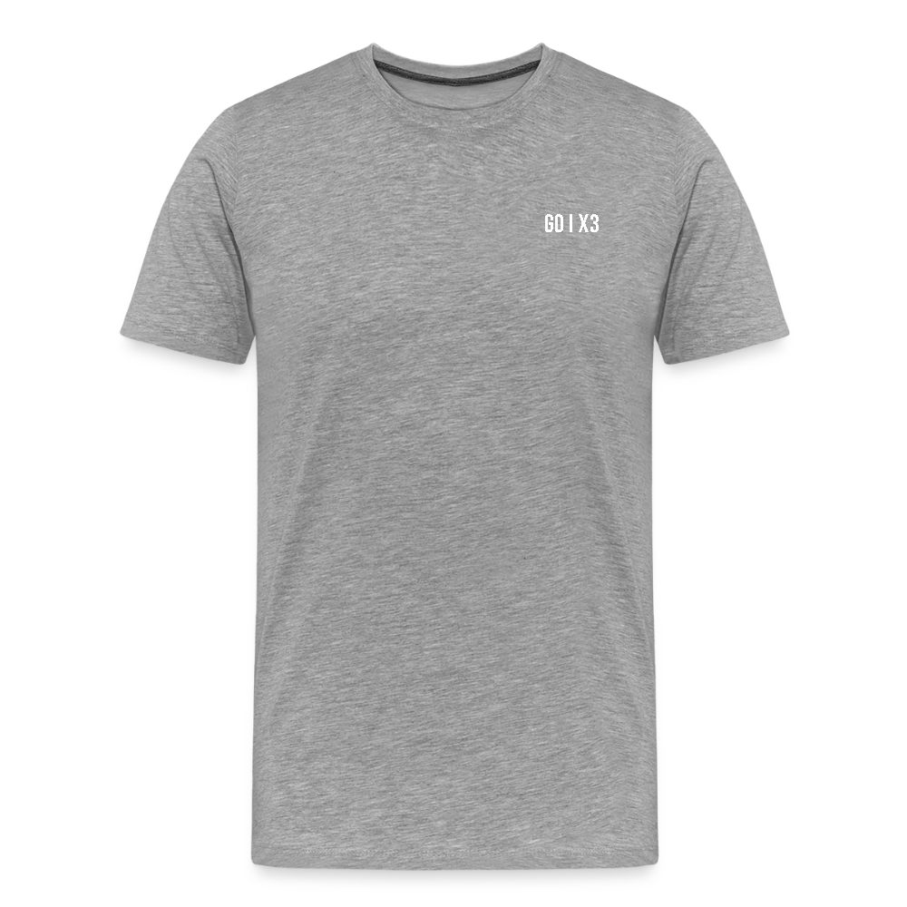 Por Tres Vertical – Off-Court Dark Edition – Men - heather grey