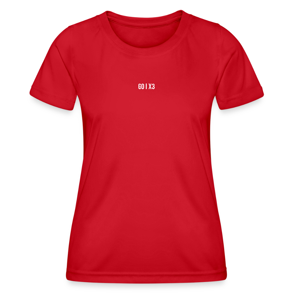 The Backhand – On-Court Dark Edition – Women - red