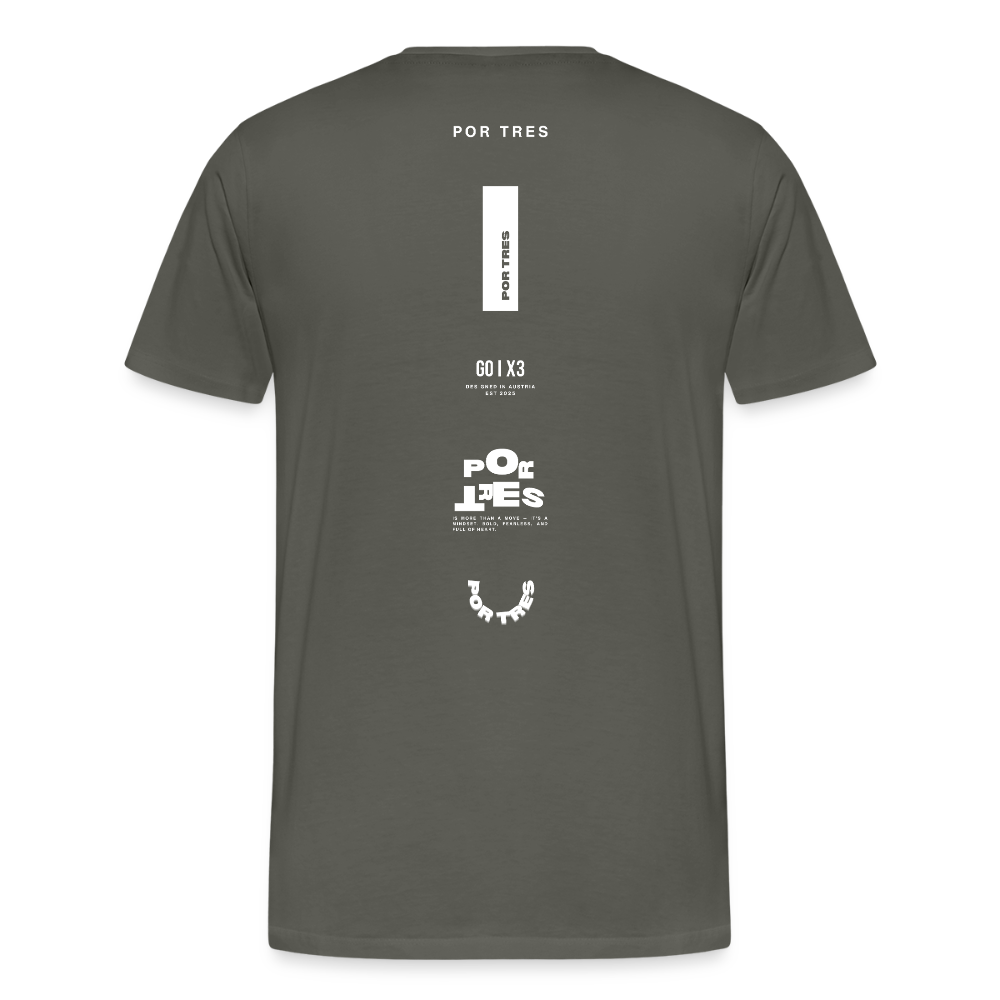 The Backhand – Off-Court Dark Edition – Men - asphalt