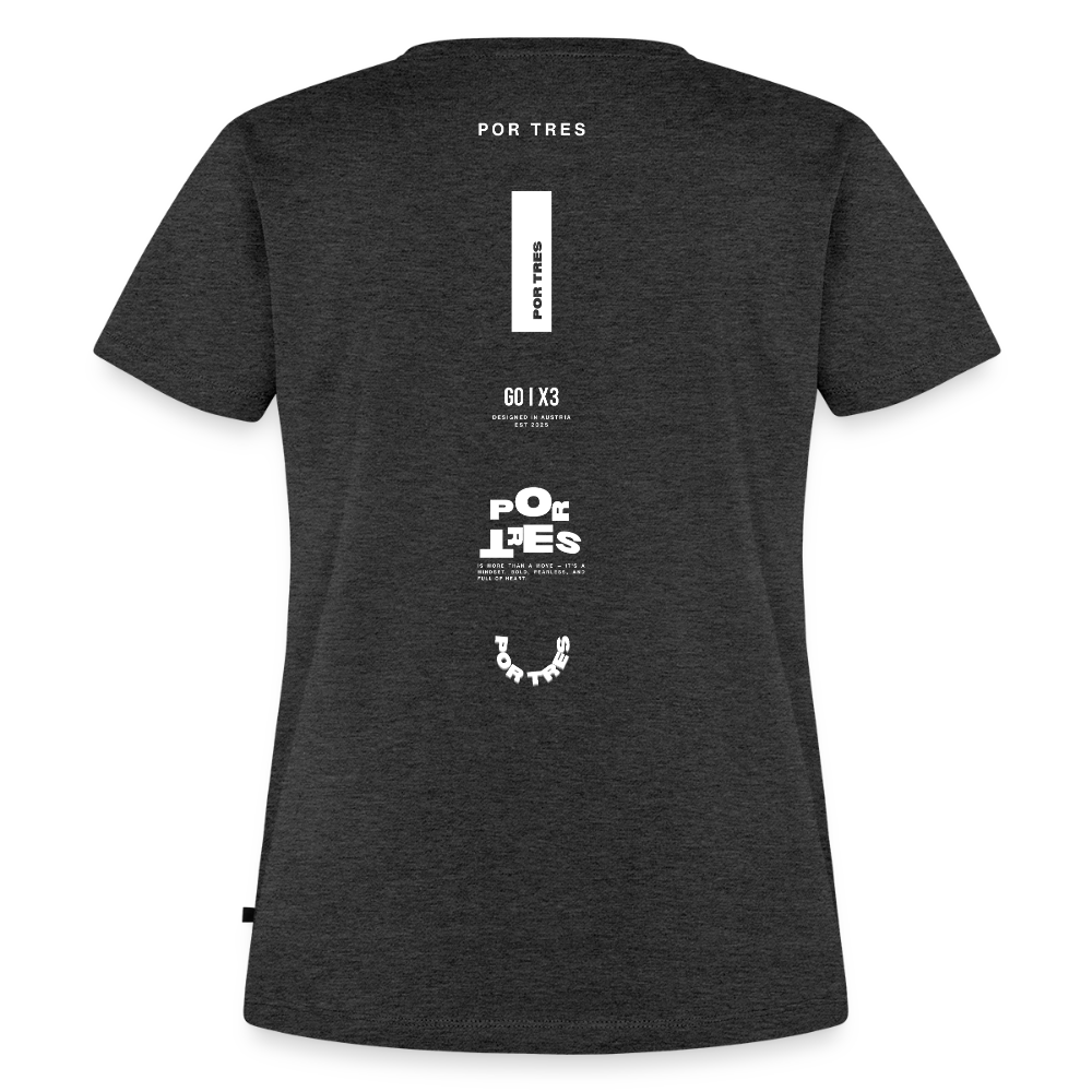 The Backhand – Off-Court Dark Edition – Women - heather anthracite