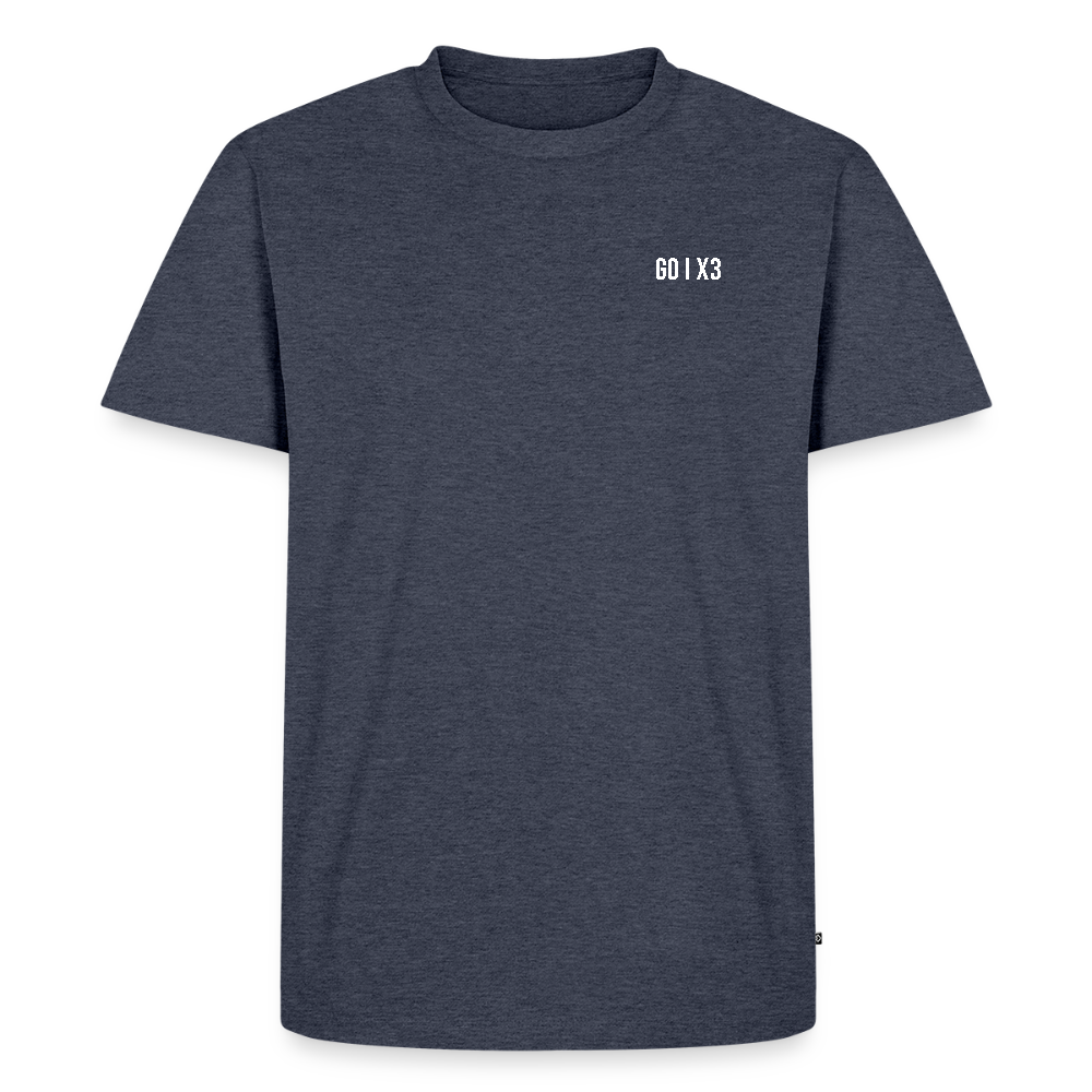 Por Tres Vertical – Off-Court Dark Edition – Men - heather denim