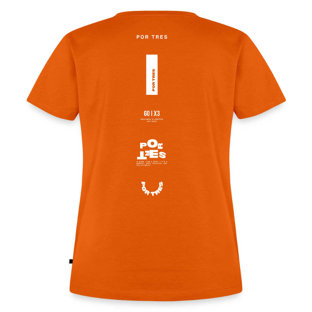 The Backhand – Off-Court Dark Edition – Women - orange 