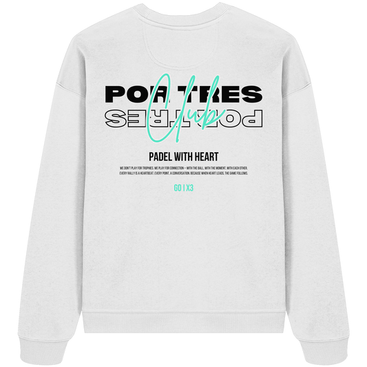 Padel With Heart – Oversized Unisex Sweatshirt